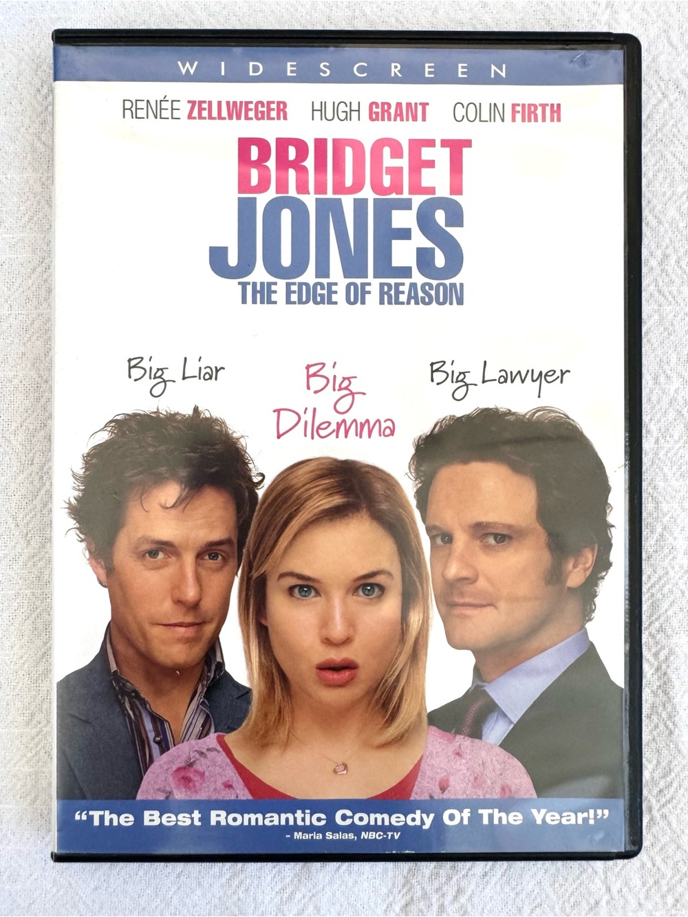 2004 DVD “Bridget Jones…The Edge of Reason.” Like New. Romantic Comedy.
